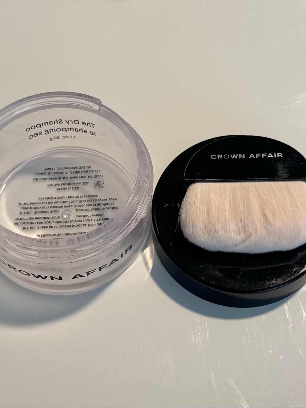 Crown Affair The Dry Shampoo Case & Brush ONLY
